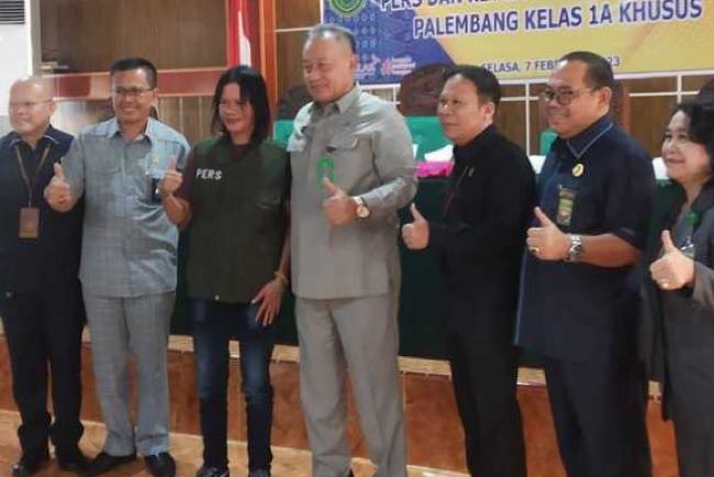 Pengadilan Negeri Palembang Janji Lebih Terbuka dan Berharap Tahun Ini Dapat Predikat Wilayah Bebas Korupsi 