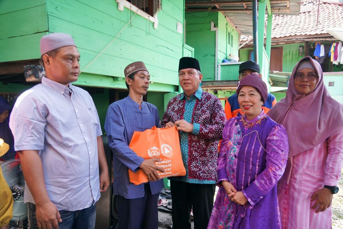 Pj Bupati Santuni Korban Tenggelam dan Minta Peningkatan Pengawasan