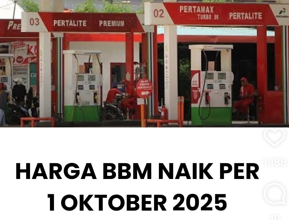 Pertamina Tetapkan Harga Baru BBM Non-Subsidi Zona 1 dan II Mulai 1 Oktober 2025, Berikut Daftar Lengkap