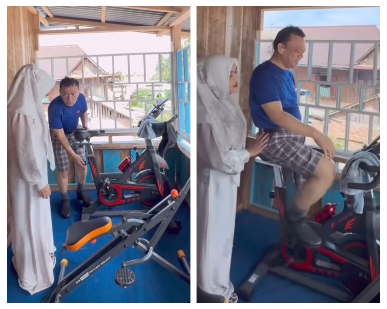 Dinyatakan Unggul Versi Penghitungan Cepat di PSU Pilkada Empat Lawang, Joncik Terlihat Santai Berolahraga