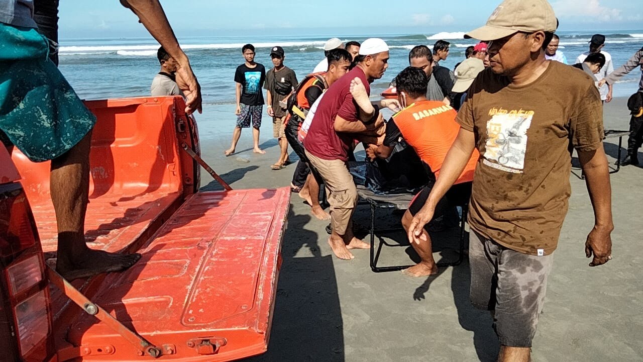 Wong Palembang Tenggelam di Pantai Panjang Bengkulu, 3 Meninggal Dunia, 2 Masih Pencarian, dan 1 Selamat