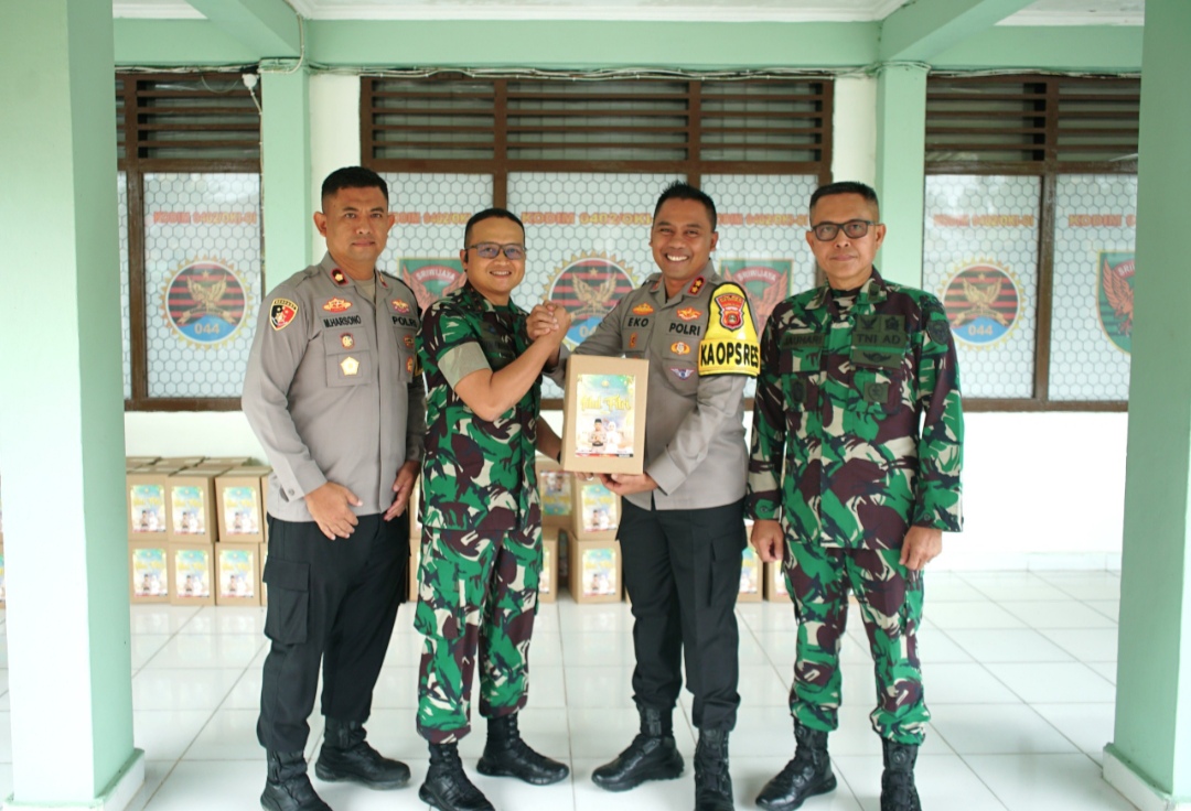 Bangun Kebersamaan, Polres OKI dan Kodim 0402/OKI Perkuat Sinergitas