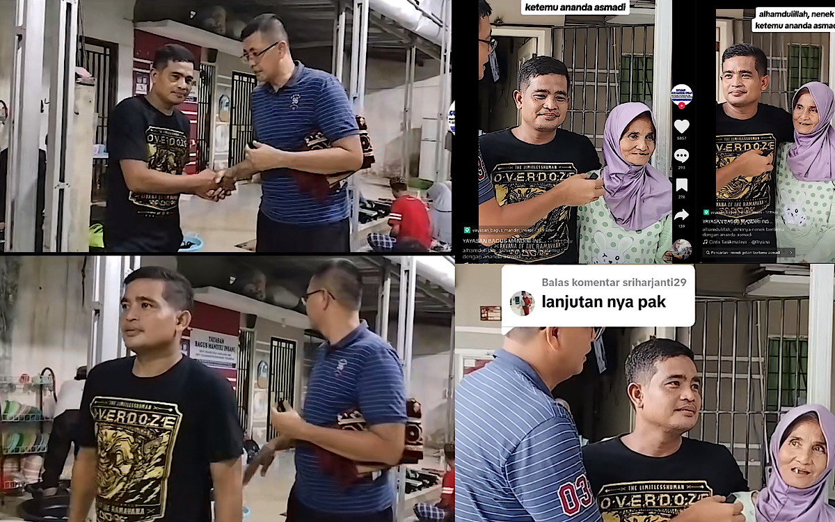 Perpisahan Nenek Gelam dengan Anaknya Asmadi Penuh Haru, Pak Agus Berjanji akan Kasih Kabar Kondisi Ayuk Mega