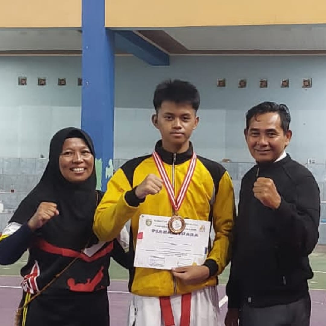 Karateka Gajah Sora Polres OKI SMAN 1 Kayuagung Meraih Medali Perunggu Ajang O2SN 