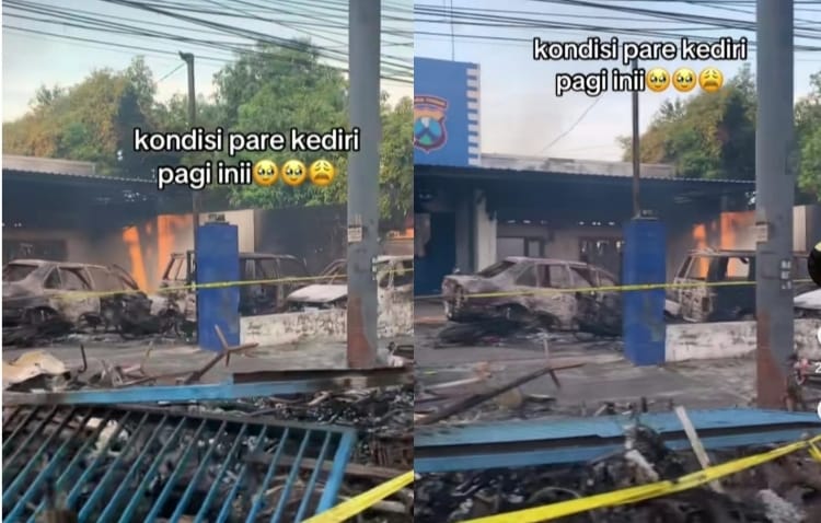 Kediri Rusuh, Aksi Massa Anarkis Berujung Penjarahan, Begini Kronoligisnya