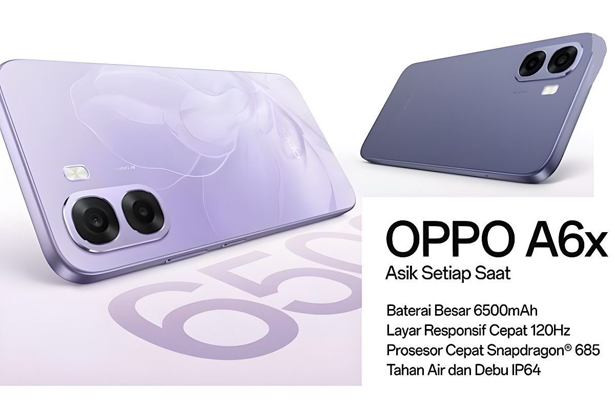 Smartphone Murah Paling Niat Sambut Tahun Baru 2026, OPPO A6X Targetnya Jelas Responsif dan Minim Drama