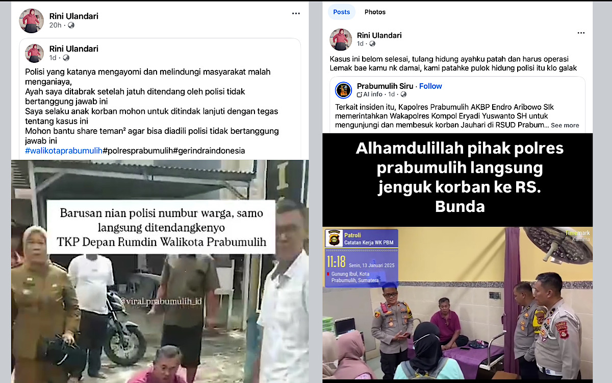 Anak Korban Ditendang Oknum Polisi di Prabumulih Tegaskan Ayahnya Belum Berdamai, Minta Kasus Dipantau Terus! 