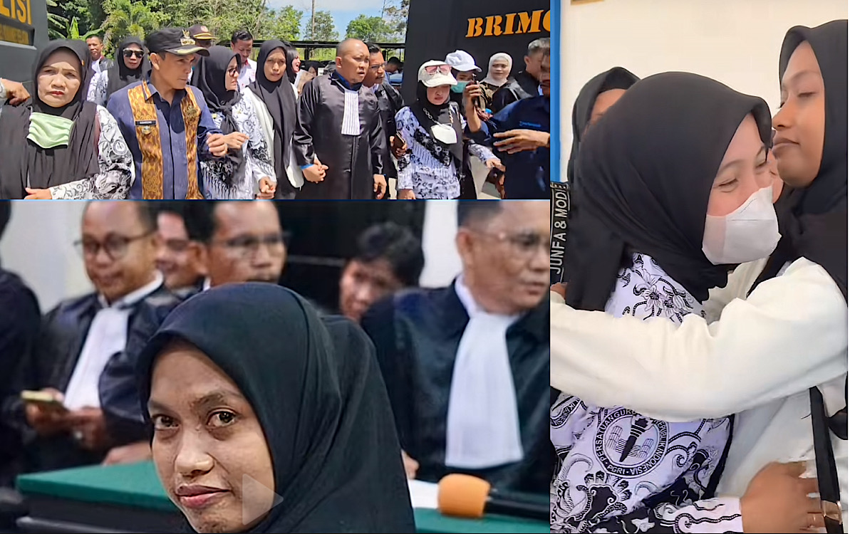 Ibu Guru Supriyani Akhirnya Dituntut Jaksa Lepas Dari Segala Tuntutan Hukum