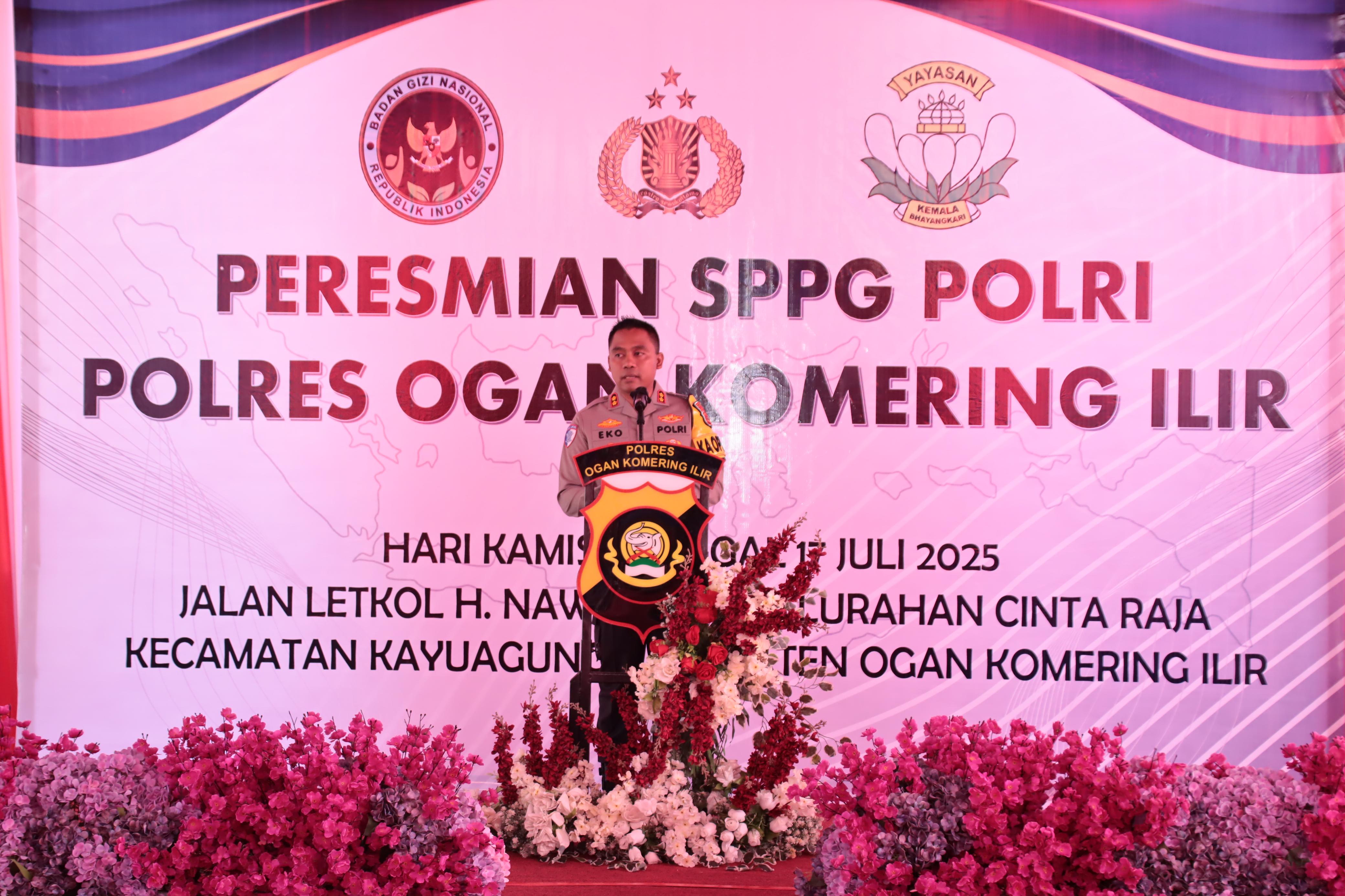 Polres OKI Miliki SPPG Siap Berikan Makan Bergizi Gratis ke Anak Sekolah