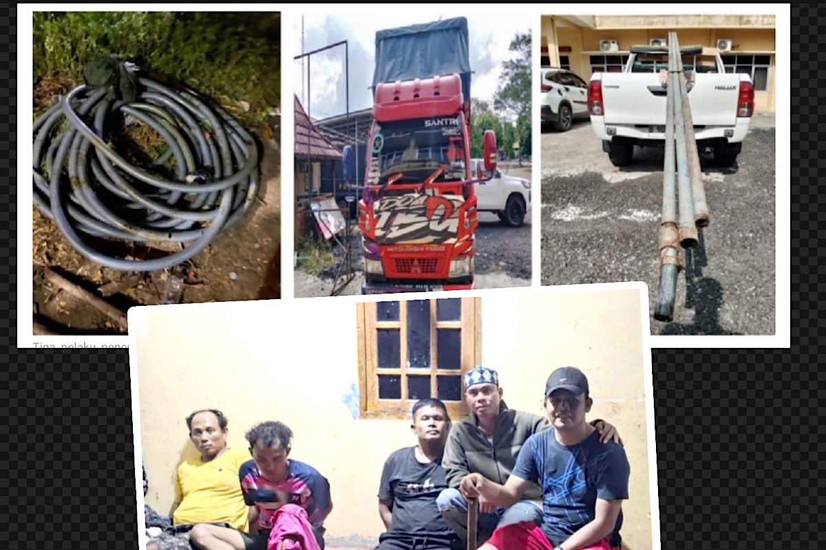 3 Pelaku Bikin Keran di Pipa Minyak Pertamina Ogan Ilir, Sekali Sedot Bisa 8 Ton