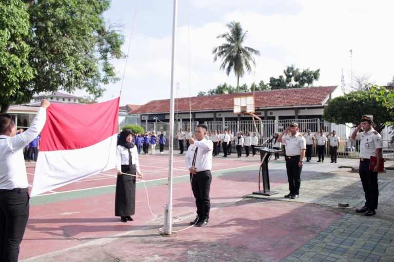 Lapas Tanjung Raja Gelar Upacara Peringatan Harkitnas ke-118, Ingatkan Perkuat Persatuan Bangsa