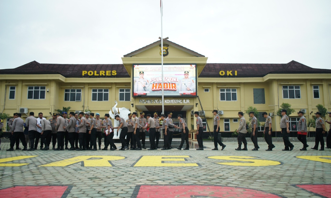 Halal Bihalal di Mako Polres OKI, Momentum Perkuat Sinergi dan Kekompakan