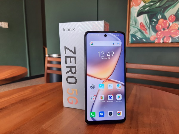 Review Tampilan Infinix Zero 5G: HP stylish Performa Tangguh, Layar Mulus dan Chipset Dimensity 900