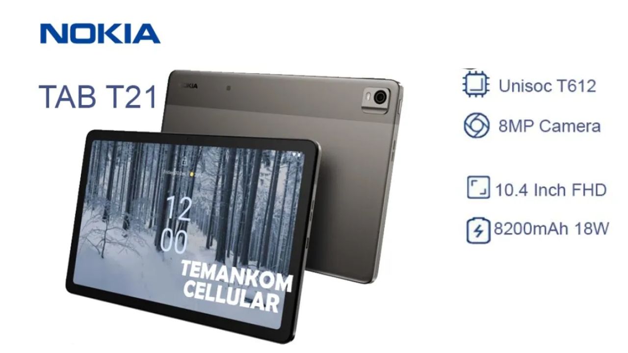 Update Terbaru Nokia T21! Tablet Tangguh dengan Stylus dan Performa Andal