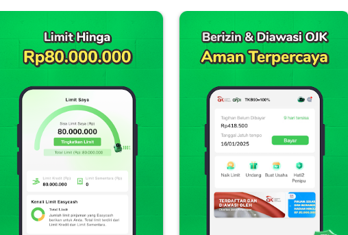 Ini Link Terbaru Easycash, Pinjol dengan Limit Gede Hingga Rp 80 Juta Cair Seketika, Cuma Modal KTP Saja!