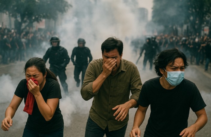 CATAT Inilah Tips Menghadapi Paparan Gas Air Mata Saat Unjuk Rasa Berlangsung Ricuh