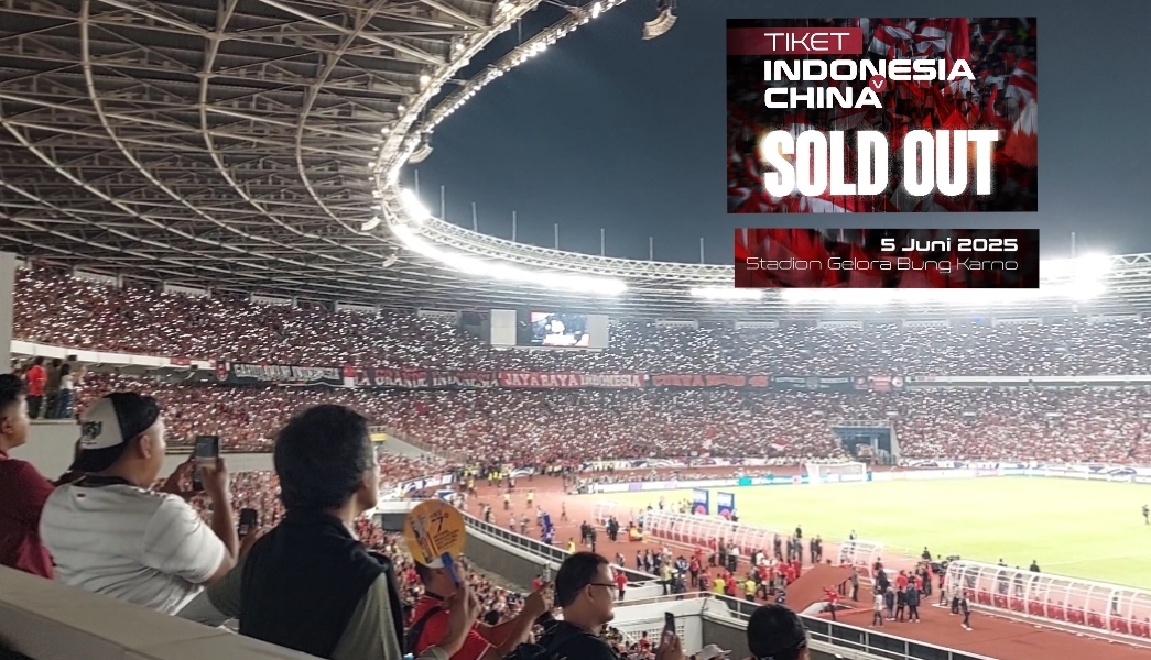 Antusiasme Pecah! Tiket Timnas Indonesia v China Ludes Terjual, Cek Aturan Pemegang Tiket yang Wajib Tahu