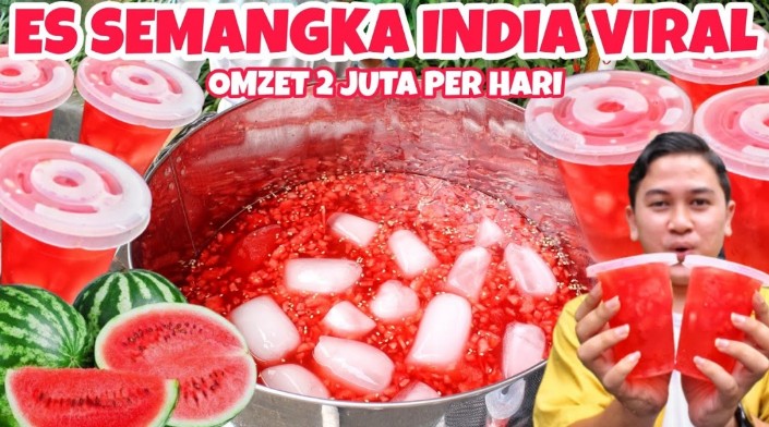 Masala Watermelon Drink Viral 2026, Ide Takjil Segar Modal Murah Dijamin Bakal Laris Manis