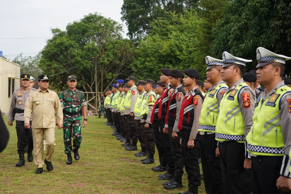 Bupati Banyuasin Pimpin Apel Gelar Operasi Ketupat Musi 2025