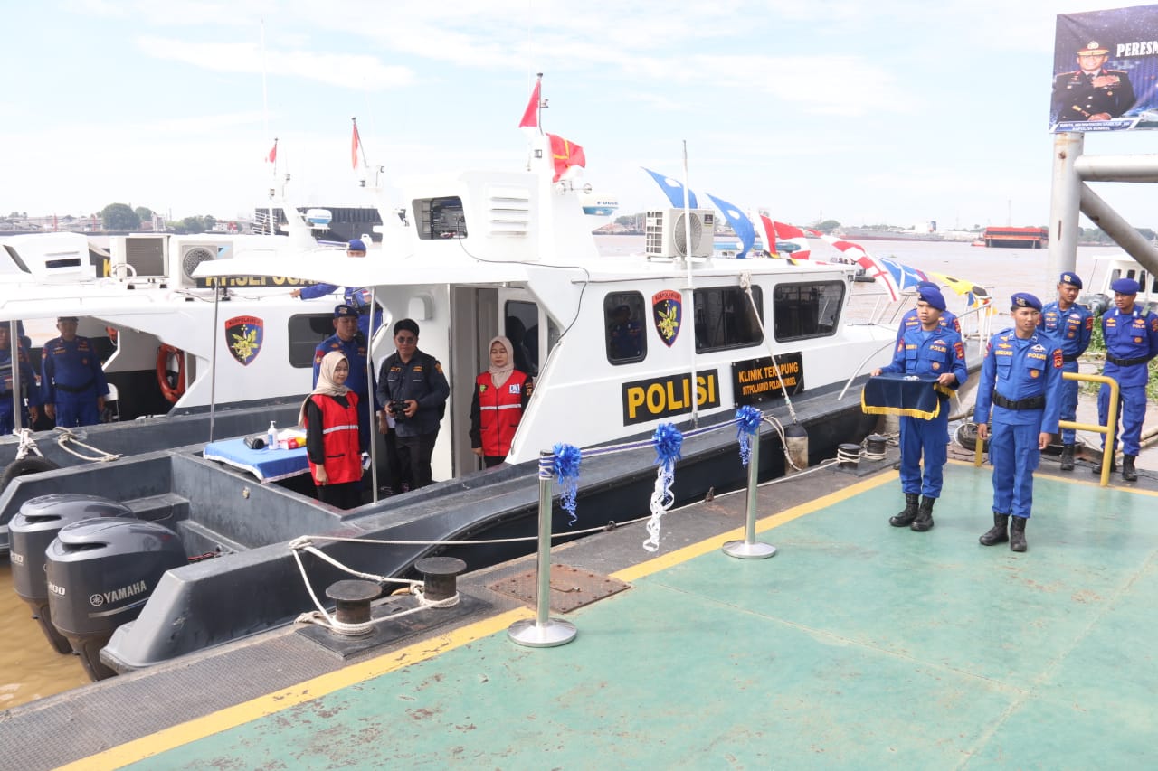 Polda Sumsel Miliki Klinik Terapung, Bukti Nyata Pelayanan Polri di Perairan Perkuat Kecepatan Respon