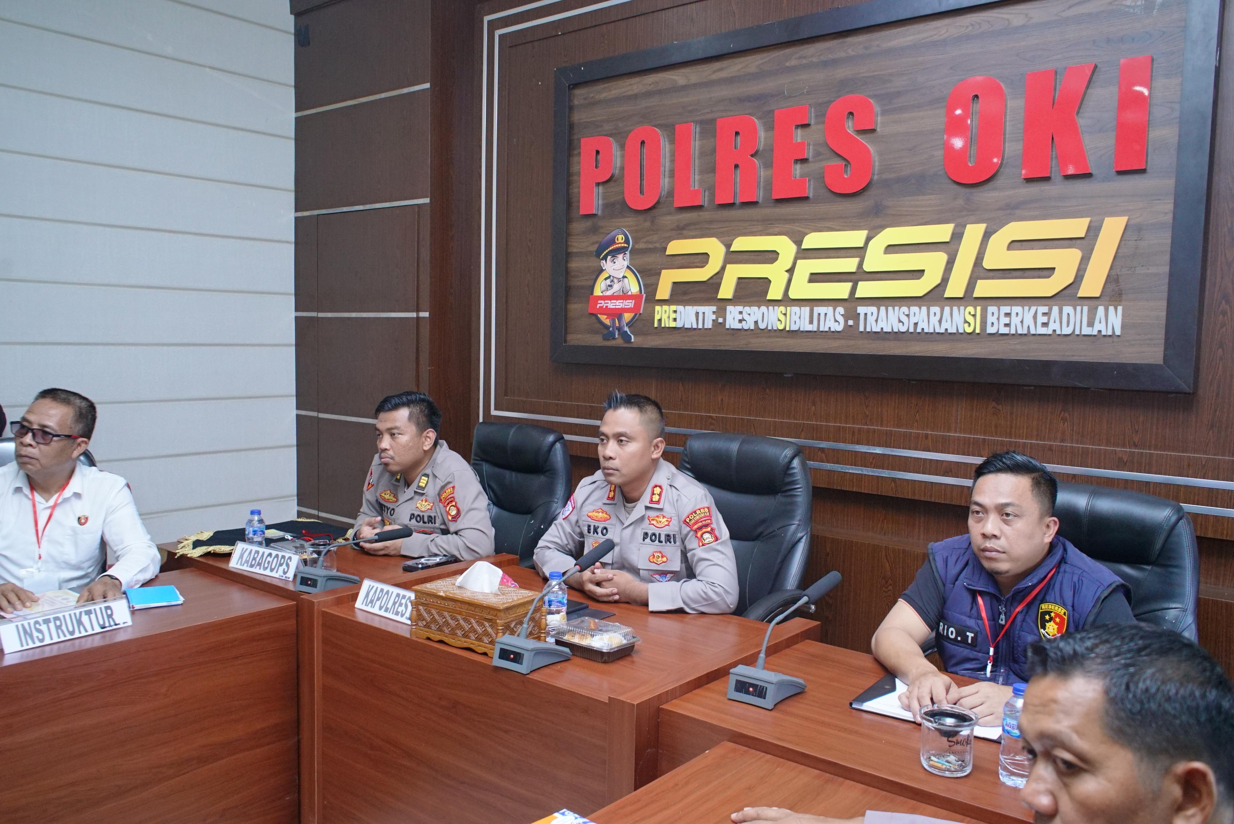 Ciptakan Situasi Kamtibmas Aman, Polres OKI Gelar Ops Senpi Musi Selama Dua Pekan
