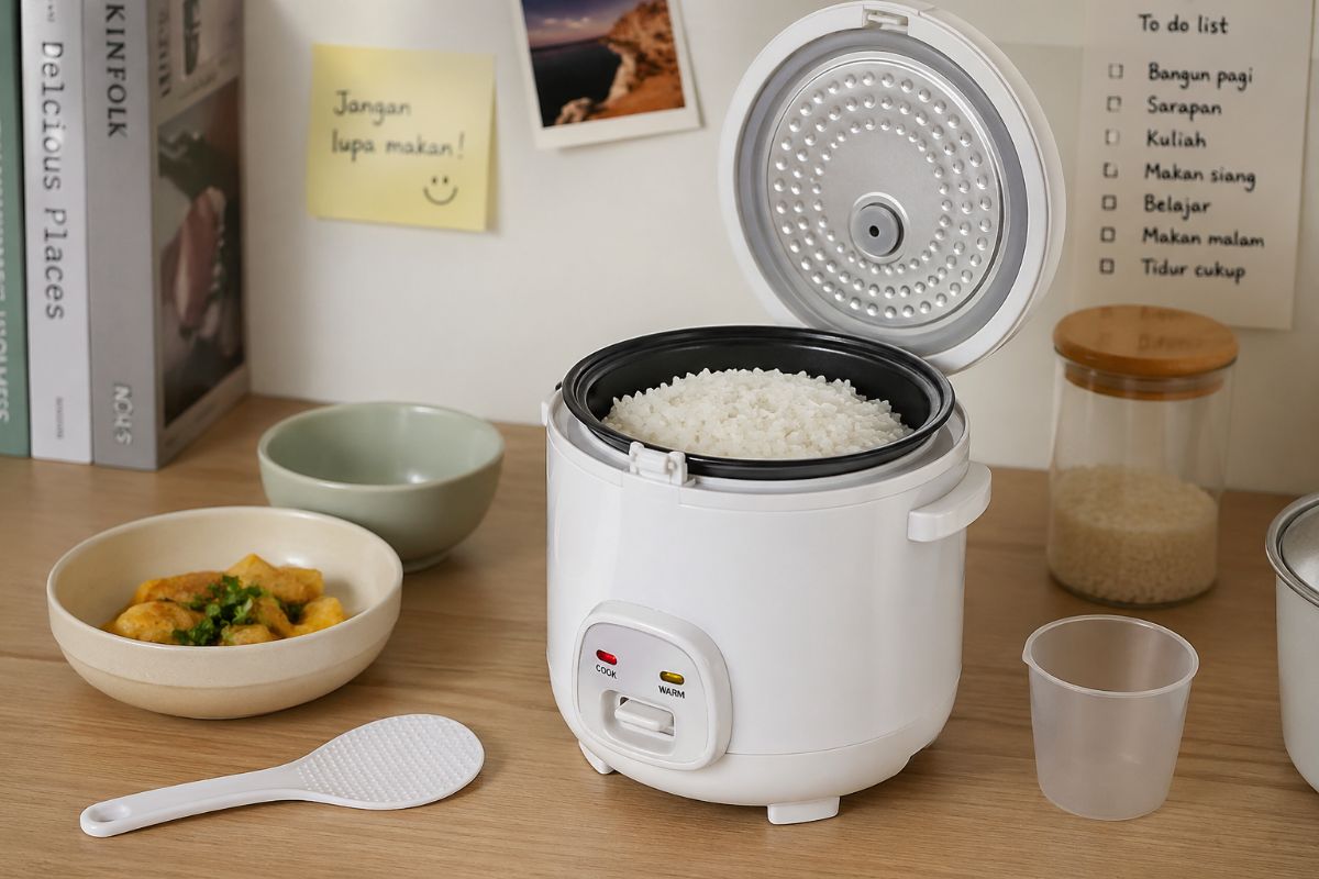 5 Rekomendasi Rice Cooker Mini untuk Anak Kos: Praktis dan Hemat Listrik