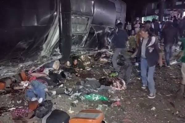 Diduga Rem Blong, Bus Pariwisata Rombongan SMK Depok Kecelakaan di Turunan Subang, 9 Korban Meninggal Ditempat