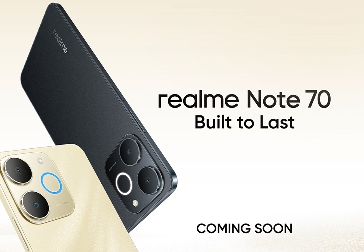 Spesifikasi Realme Note 70, Dibekali Baterai 6.300mAh dan Charger USB Type-C15 Watt