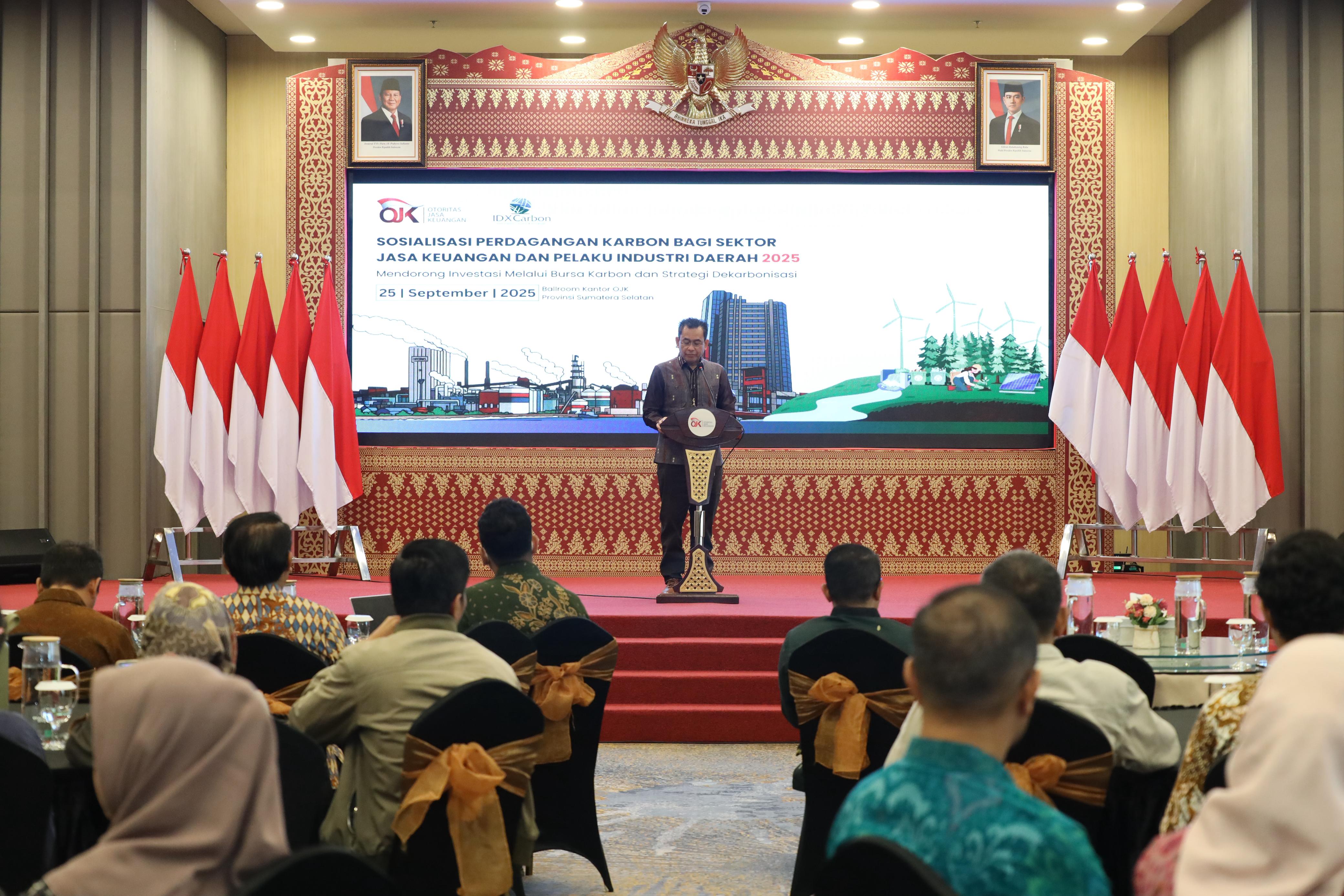 Sosialisasi Perdagangan Karbon Bagi Sektor Jasa Keuangan, Upaya OJK Sumsel Dorong Keterlibatan Pelaku Industri
