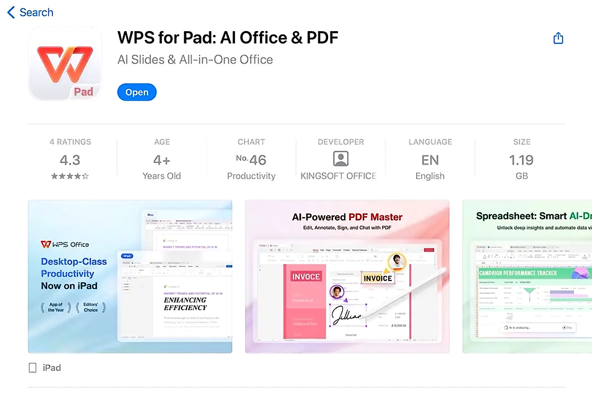 Tidak Expect Tampilan WPS PC Level di IPad, Ternyata Formatnya Bagus, Bisa Sematkan Simbol & Rumus
