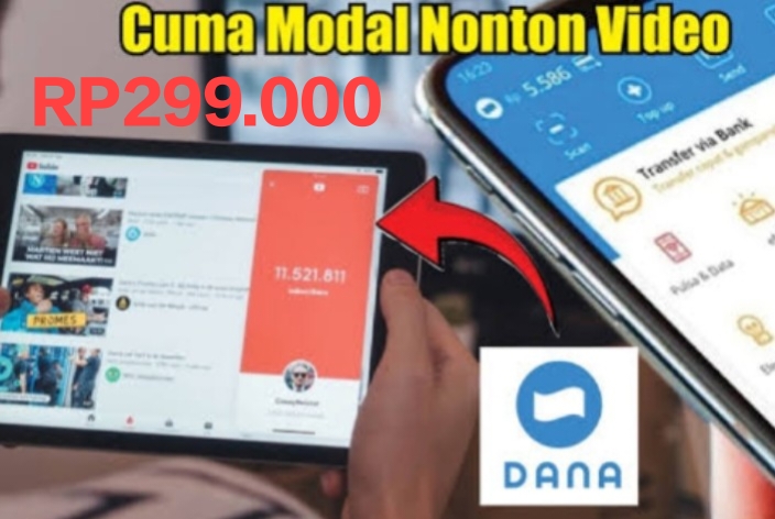 Libur Panjang Dapat Cuan, Saldo Dana Gratis Rp299.000 Cuma Dengan Rebahan Nonton Video Pendek