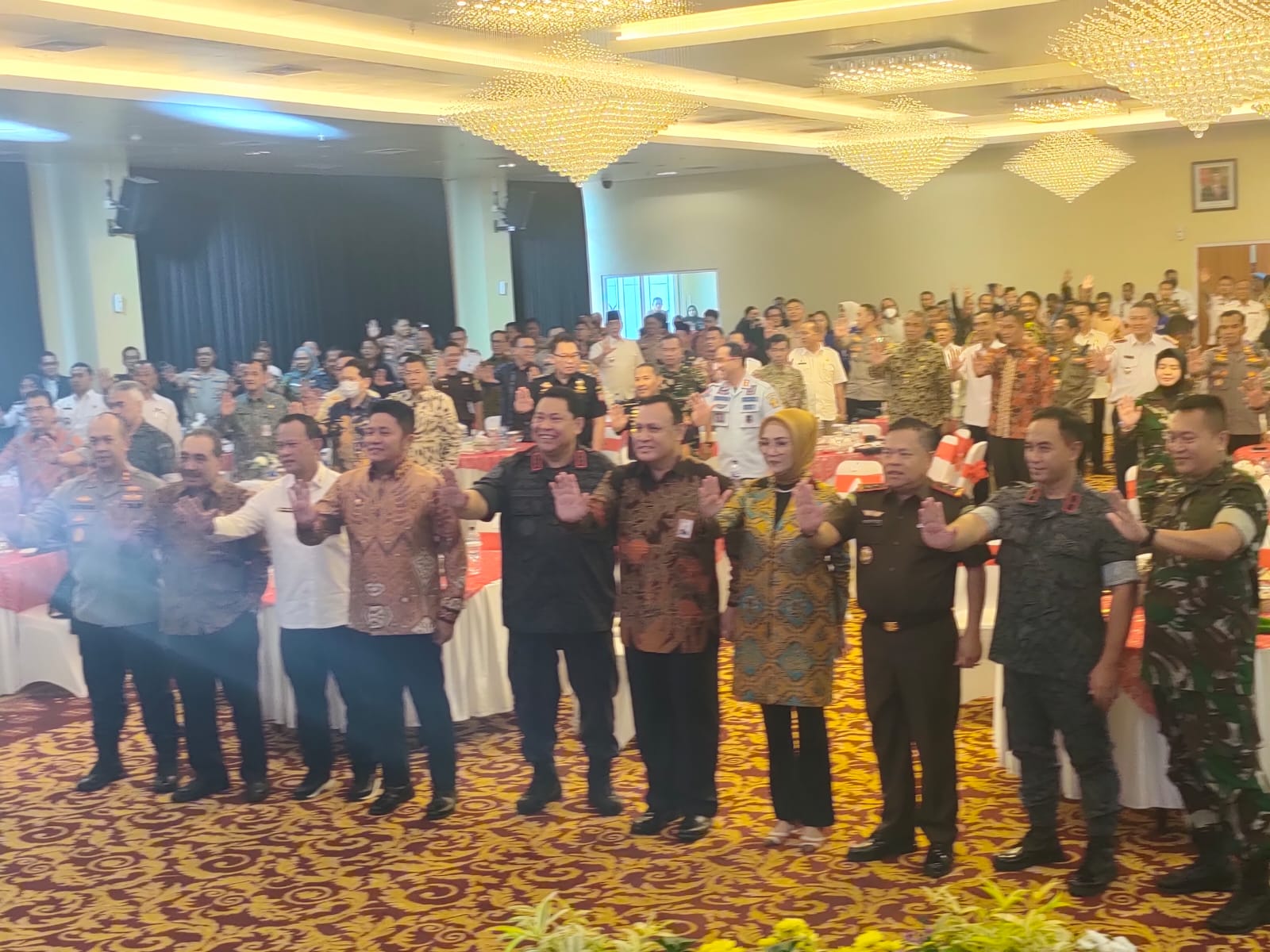 4 Petinggi Lembaga Negara Kumpul di Mapolda Sumatera Selatan