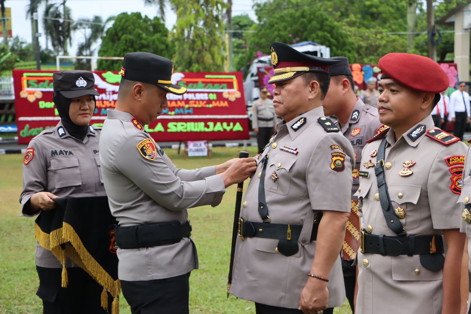 4 Perwira Polres Ogan Ilir Dimutasi, Kapolres Pimpin Upacara Sertijab