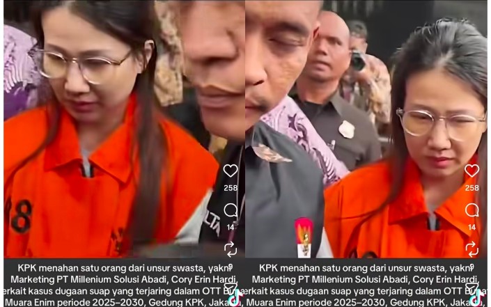 KPK Tahan Marketing PT Millenium Solusi Abadi, Diduga Terlibat Kasus Suap Menyeret Bupati Muara Enim