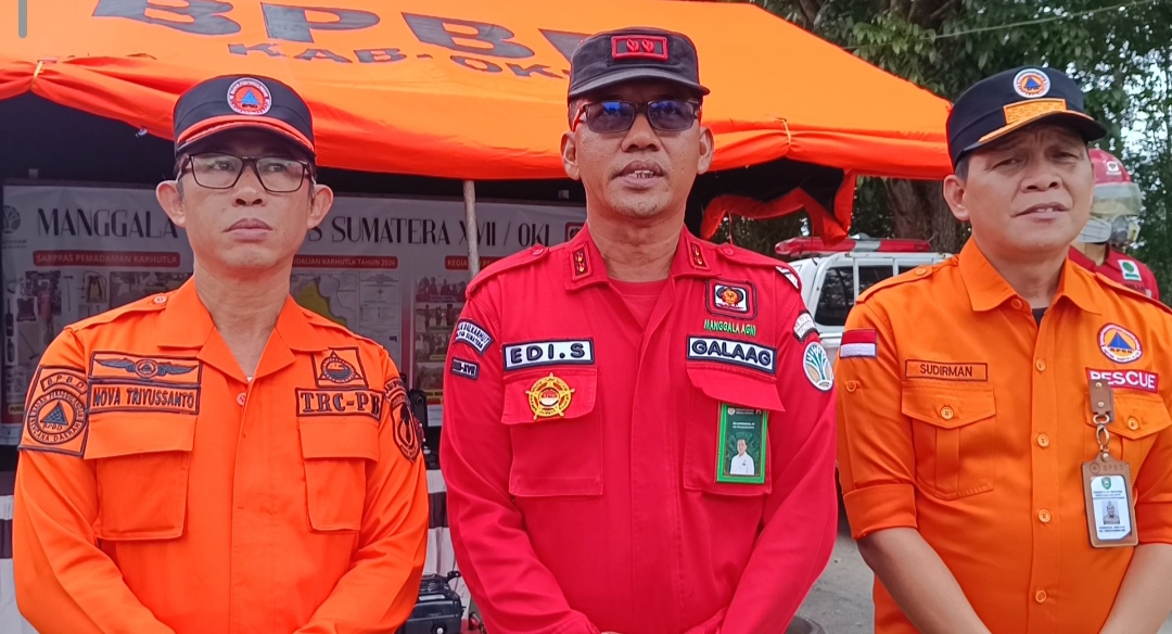 Sebagian Permukaan Air Lahan Gambut OKI Masih Normal dan Terdeteksi Hot Spot