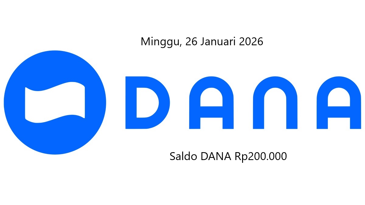 Terbaru! Klaim Link DANA Kaget Hari Ini, 26 Januari 2025, Rp 100 Ribu Langsung Cair ke E-wallet 