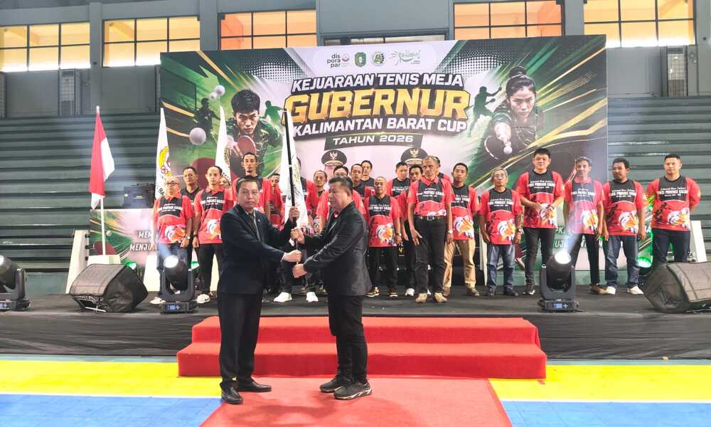 Kukuhkan Pengprov PTMSI Kalbar, ini Pesan Ketum PB PTMSI