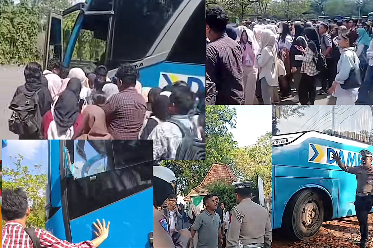 Mahasiswa Unsri ‘War Bus’ Tiap Hari Plus Tambahan Beban Jalan Kaki, Sejak 1993 Minim Solusi