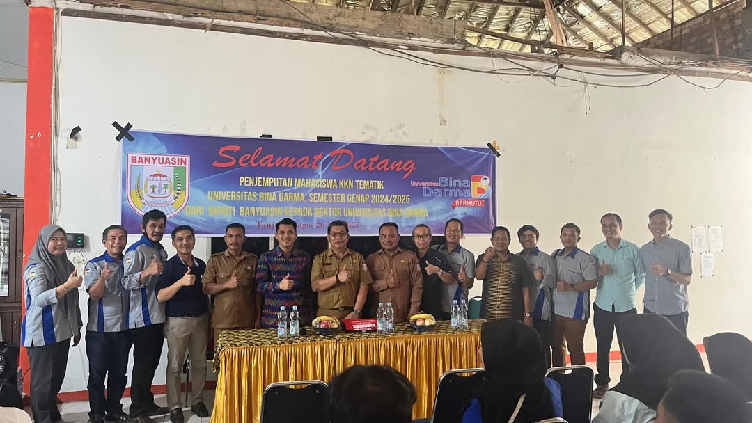 Penjemputan Mahasiswa KKN-T Universitas Bina Darma di Tanjung Lago, Bukti Nyata Sinergi Kampus dan Masyarakat