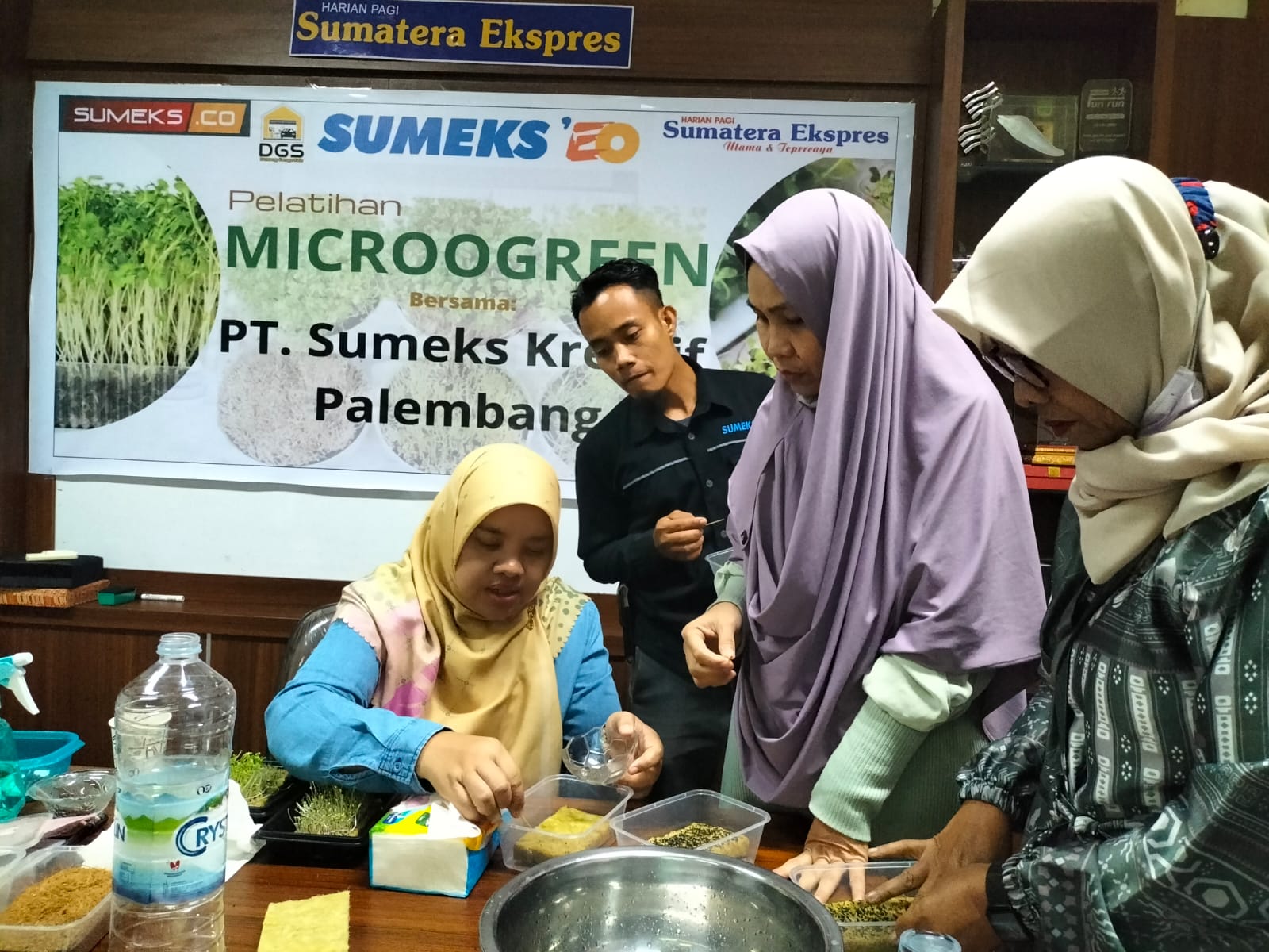 Sumeks EO Gelar Pelatihan Microogreens, Peserta Sangat Antusias