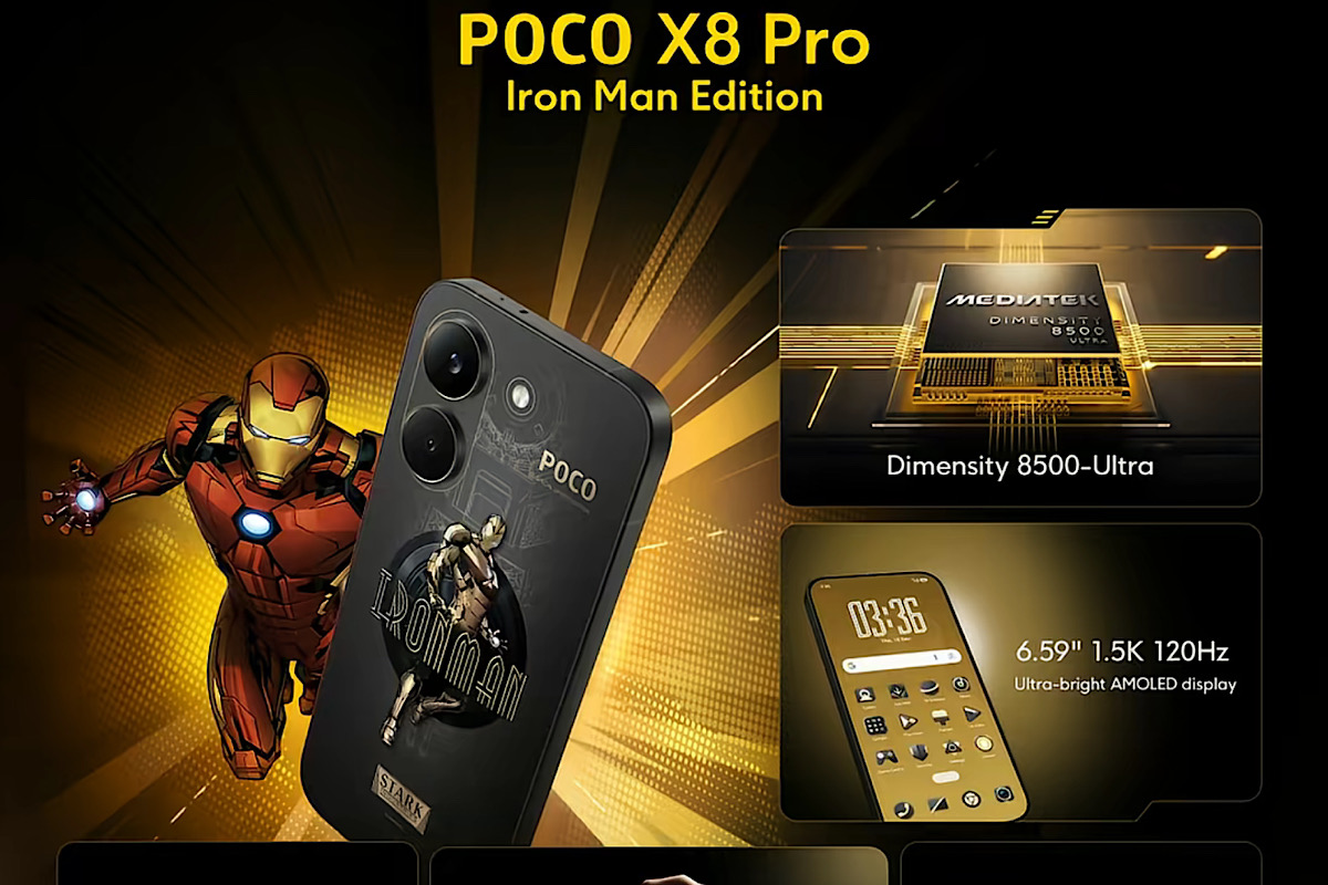 POCO X8 Pro Series Resmi Dijual di Indonesia, Yang Menarik Ada Kolaborasi Sama Iron Man 