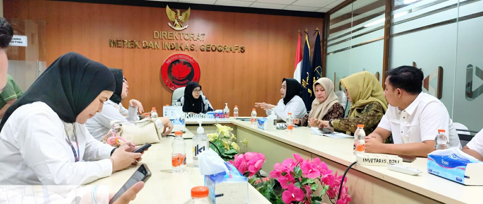 Kain Jumputan Gambo Muba Menuju Indikasi Geografis, Kanwil Kemenkum Sumsel Lakukan Koordinasi DTLST dan RD