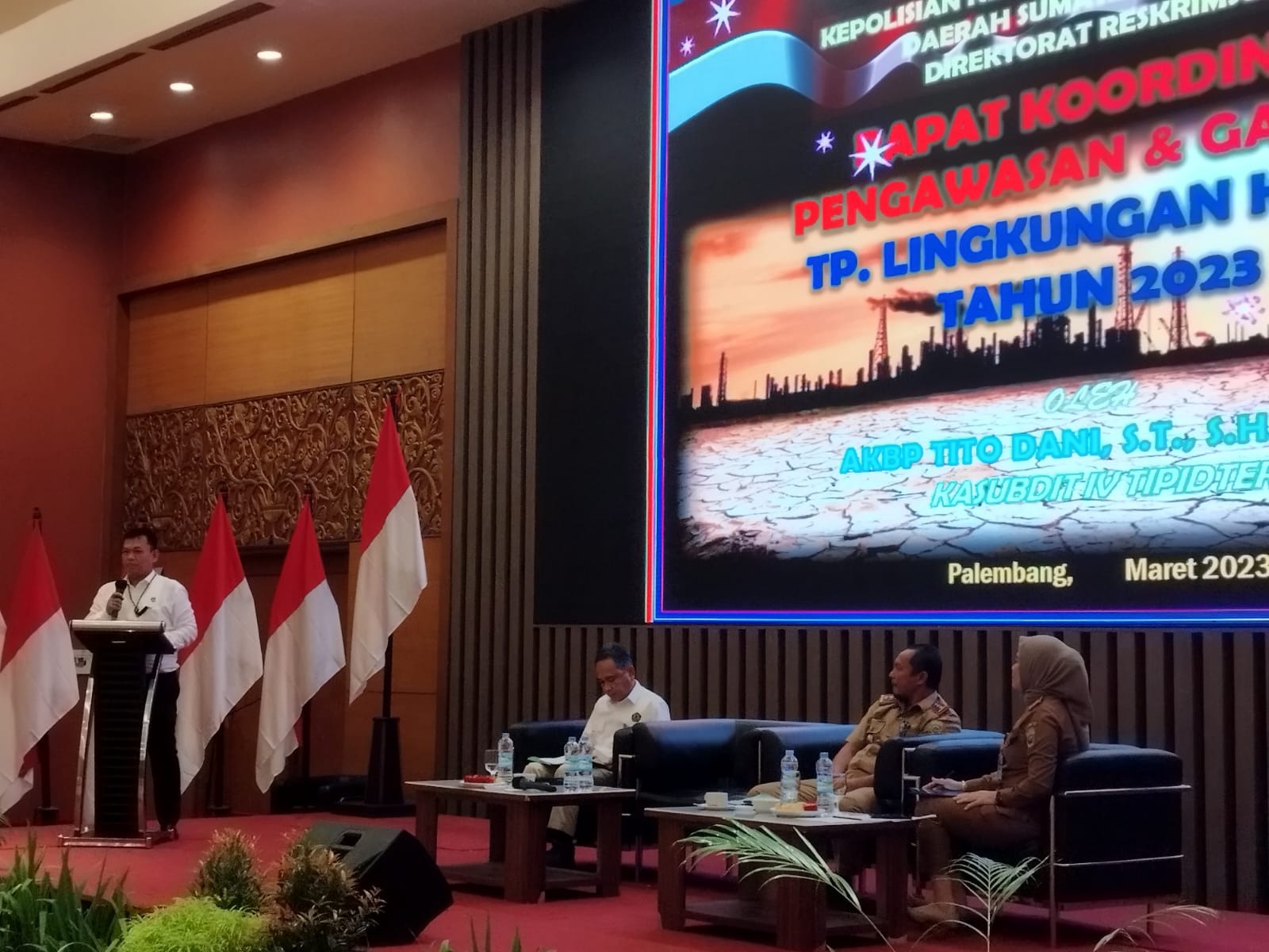 Ditreskrimsus Polda Sumatera Selatan Sampaikan Pentingnya Pengawasan Penegakan Hukum Lingkungan
