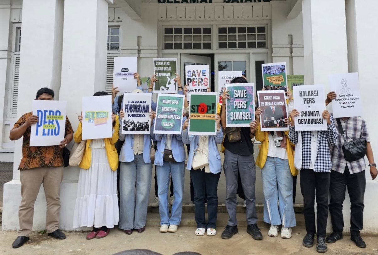 Mahasiswa Beri Dukungan kepada 25 Media, Tegaskan Kebebasan Pers Tak Boleh Dikebiri