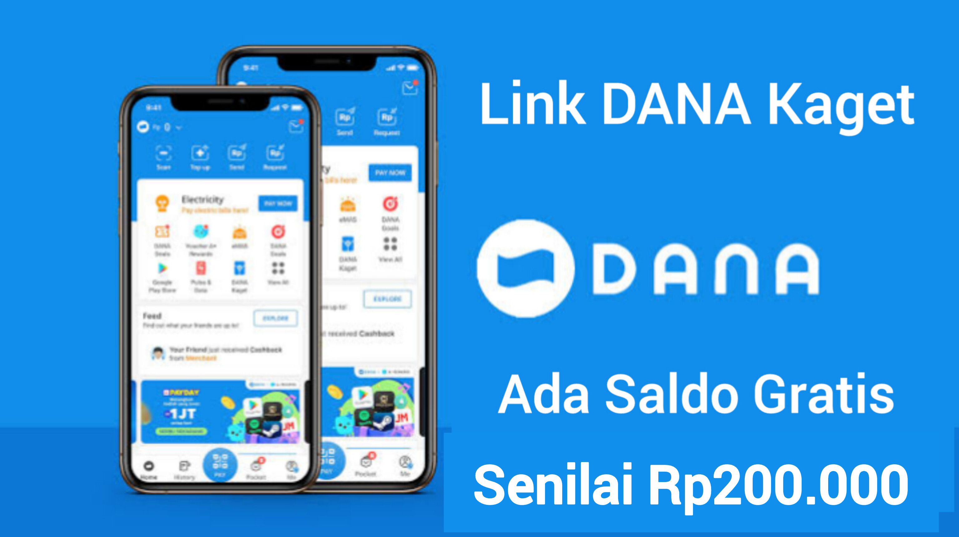 Link DANA Kaget Terbaru, Raih Saldo Gratis Hingga Rp200.000 Langsung Klaim Sekarang 