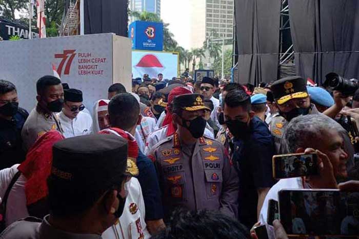 Kapolri Konferensi Pers Kasus Teddy Minahasa usai Rapat dengan Jokowi