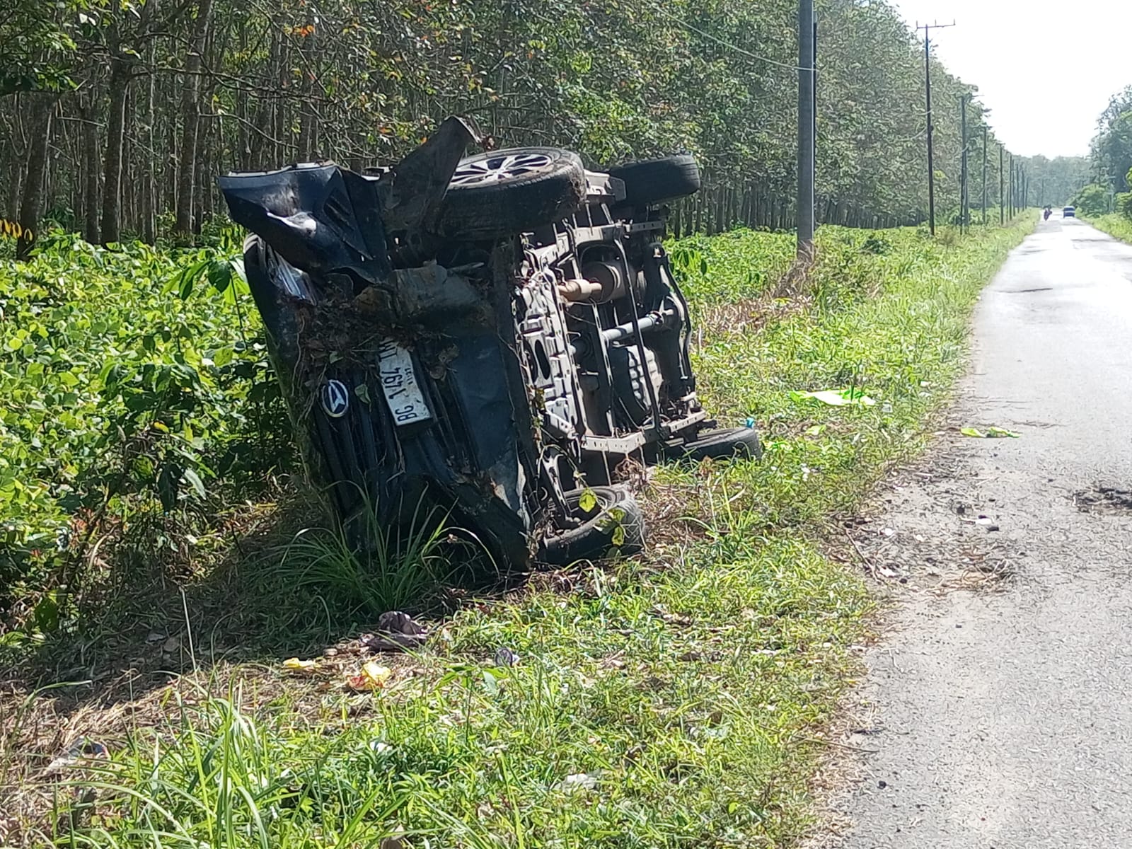 Misteri Mobil Terbalik di Jalan Raya Tanjung Raja-Cinta Manis Ogan Ilir, Penangkapan Bandar Narkoba?
