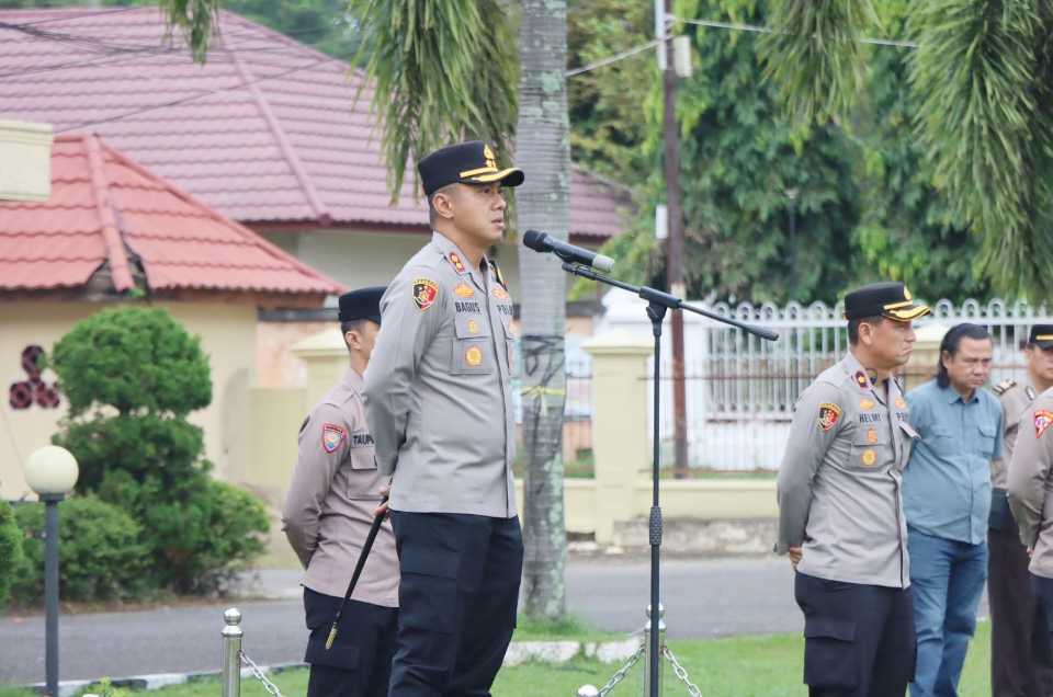 Jelang Ramadan 1447 Hijriah, Kapolres Ogan Ilir Tekankan Kebersihan Mako dan Sampaikan Commander Wish