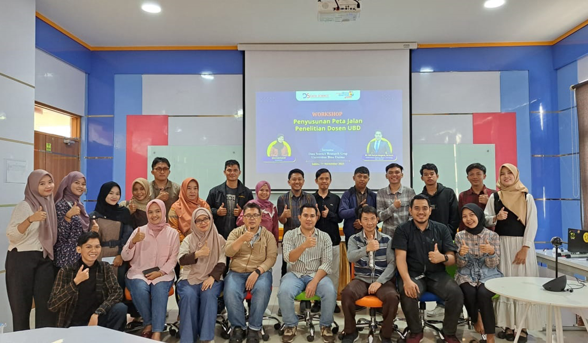 Data Science Research Group UBD Palembang Adakan Workshop Secara Hybrid