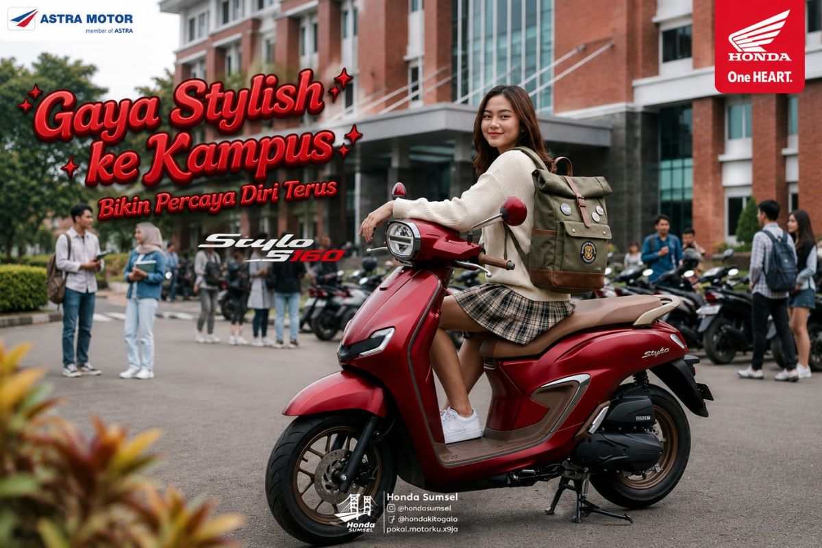 Honda Stylo 160 Jadi Pilihan Anak Muda, Padukan Gaya Modern dan Performa Tangguh